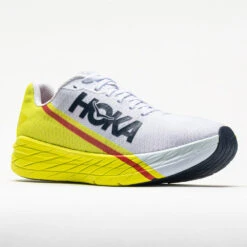 Hoka One One Rocket X Unisex White/Evening Primrose -Fashion Shoes-HOKA 046959 5