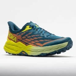 HOKA Speedgoat 5 Men's Blue Coral/Evening Primrose -Fashion Shoes-HOKA 047736 5