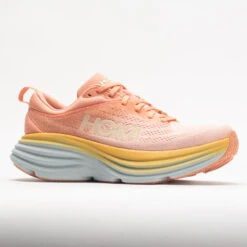 HOKA Bondi 8 Women's Shell Coral/Peach Parfait -Fashion Shoes-HOKA 048475 5