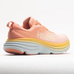 HOKA Bondi 8 Women's Shell Coral/Peach Parfait -Fashion Shoes-HOKA 048475 6