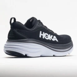 HOKA Bondi 8 Men's Black/White -Fashion Shoes-HOKA 048480 6
