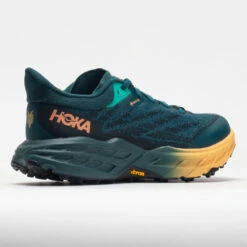 HOKA Speedgoat 5 GTX Women's Deep Teal/Black -Fashion Shoes-HOKA 048563 6