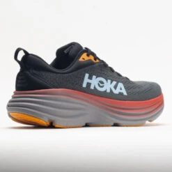HOKA Bondi 8 Men's Anthracite/Castlerock -Fashion Shoes-HOKA 048615 6