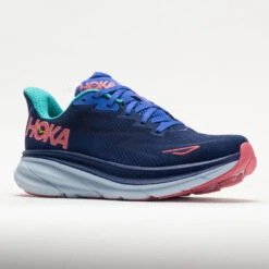 HOKA Clifton 9 Women's Bellwether Blue/Ceramic -Fashion Shoes-HOKA 049206 5