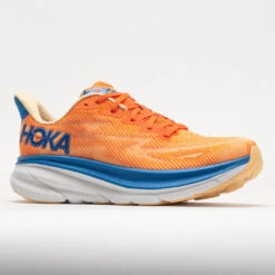 HOKA Clifton 9 Men's Vibrant Orange/Impala -Fashion Shoes-HOKA 049211 5