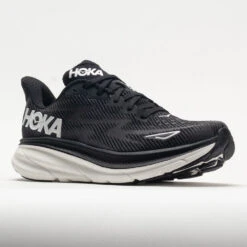HOKA Clifton 9 Men's Black/White -Fashion Shoes-HOKA 049213 5