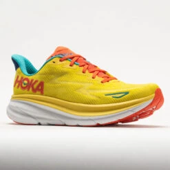 HOKA Clifton 9 Men's Passion Fruit/Maize -Fashion Shoes-HOKA 049217 5