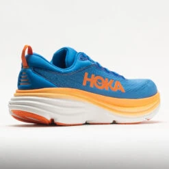 HOKA Bondi 8 Men's Coastal Sky/Vibrant Orange -Fashion Shoes-HOKA 049225 6