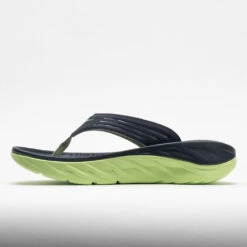 HOKA Ora Recovery Flip Men's Blue Graphite/Butterfly -Fashion Shoes-HOKA 570550 1