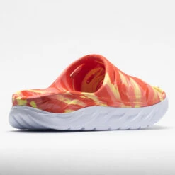 HOKA Ora Recovery Slide Swirl Unisex Yellow Pear/Fiesta -Fashion Shoes-HOKA 570558 6