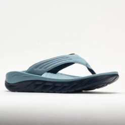 HOKA Ora Recovery Flip Men's Stone Blue/Outer Space -Fashion Shoes-HOKA 570604 5