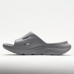 HOKA Ora Recovery Slide 3 Unisex Grey/Grey -Fashion Shoes-HOKA 570608 1