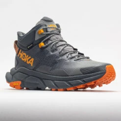 HOKA Trail Code GTX Men's Castlerock/Persimmon Orange -Fashion Shoes-HOKA 631237 5