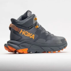 HOKA Trail Code GTX Men's Castlerock/Persimmon Orange -Fashion Shoes-HOKA 631237 6